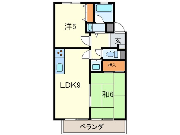 プランソレイユの物件間取画像